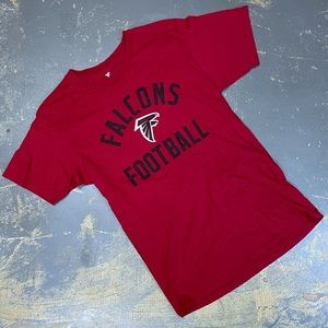 Atlanta Falcons Retro Logo Vintage Shirt Medium Red Black NFL Football